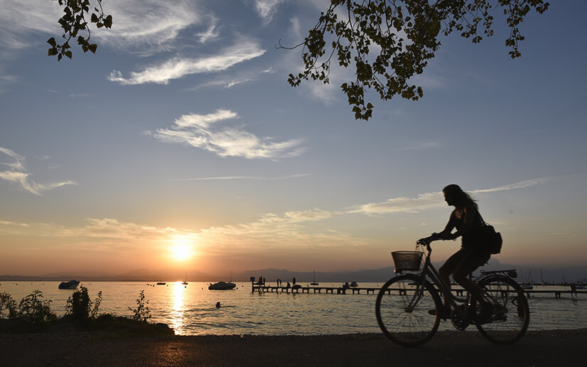 a Sirmione in bicicletta