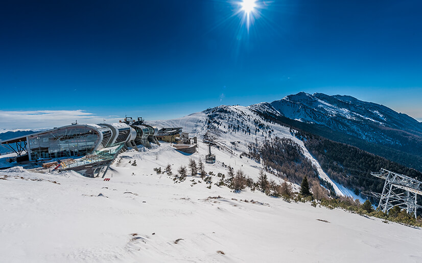 Funivie del Baldo con la neve