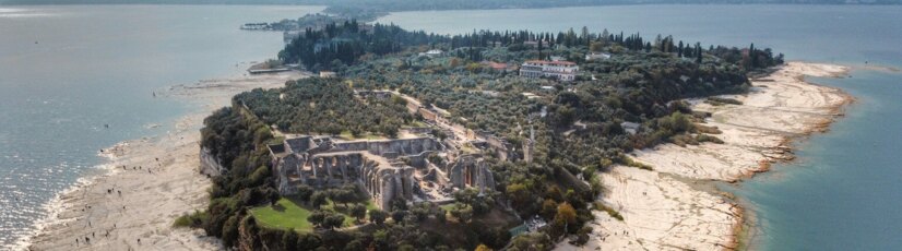 Grotte di Catullo - vista aerea